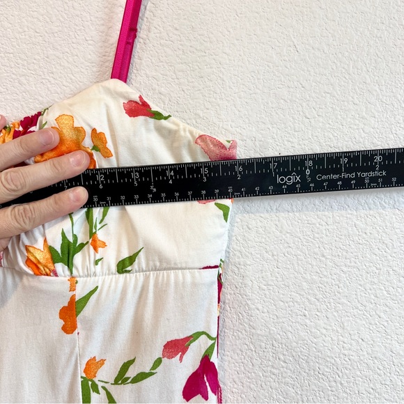 Ruby Rox Juniors 9 Floral Dress Pink Fit & Flare Y2K Coquette Rockabilly Hoco - Picture 7 of 13